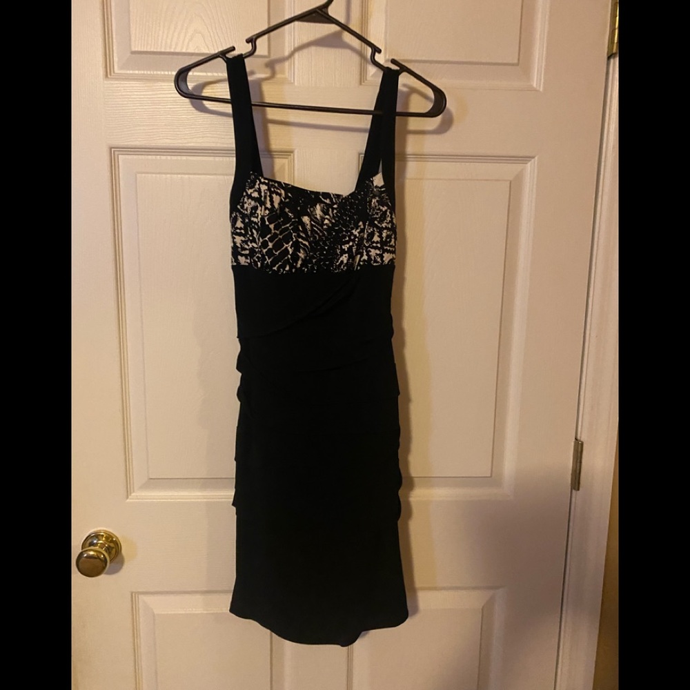 Carole Little black cocktail dress